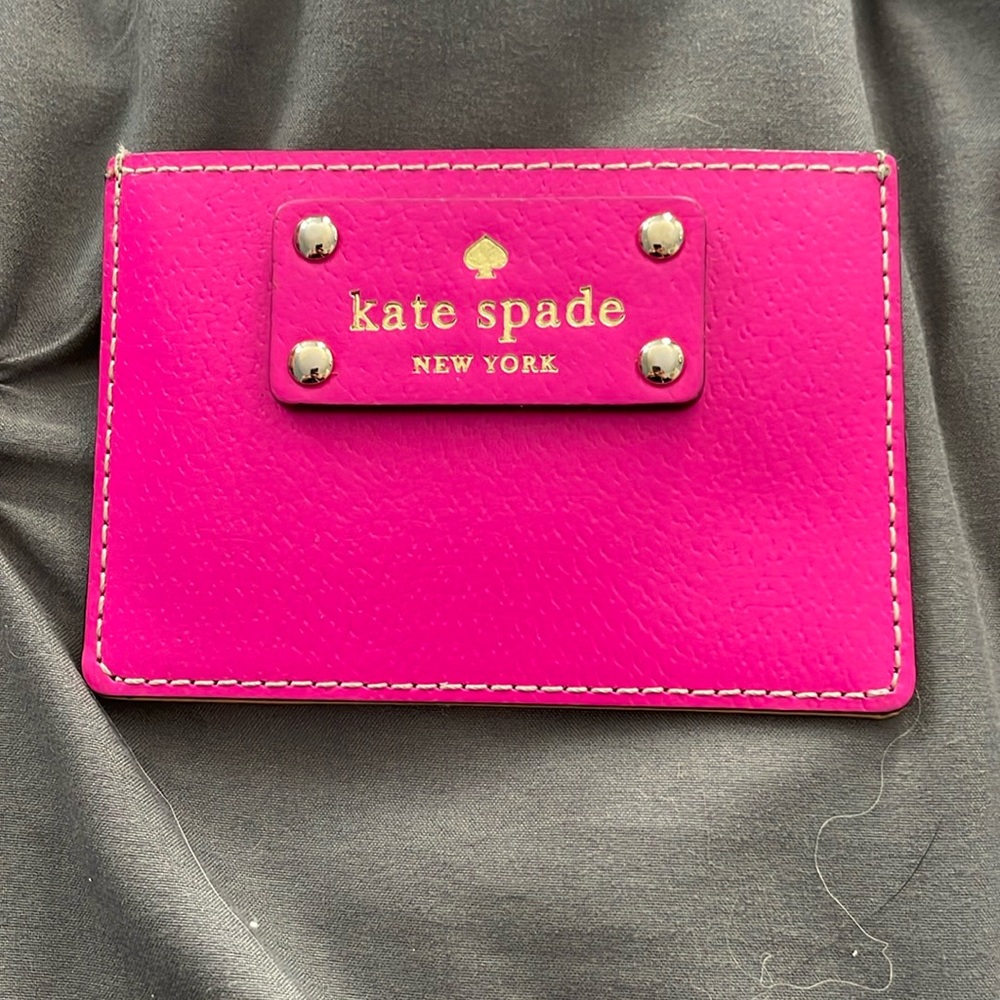 Hot Pink Kate Spade Card Holder